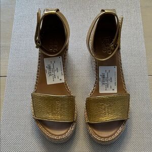 SARTO By Franco Sarto Metallic Gold Sandals